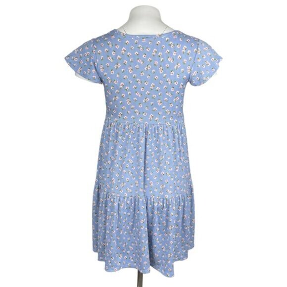 NWT JESSICA SIMPSON Babydoll Floral Dress Sz XS - Picture 3 of 4